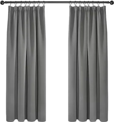 Obrázek produktu pro Deconovo zatemňovací závěs 138x117cm sada 2 kusů světle šedý