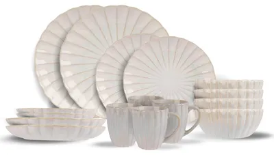 Image de Set de vaisselle Cosy & Trendy - Service - Astera Pure - 4 personnes - 16 pièces
