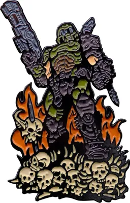 Zdjęcie produktu dla Przypinka limitowana Doom - Doom Guy
