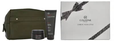 Zdjęcie produktu dla Collistar Uomo Unbox Your Style, mężczyźni, starzenie się skóry, przeciwstarzeniowy, oczyszczający, wygładzający, krem do twarzy, 100 ml, 50 ml