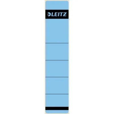 Produktbild von LEITZ 1643 Rückenschilder Papier kurz/schmal 10 Stück blau