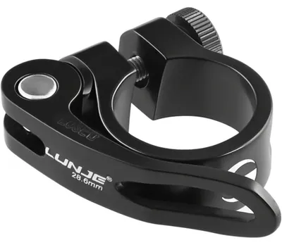Obrázek produktu pro Hodinová objímka pro sedlovku, 28,6 mm, černá, hliníková slitina, pro horská kola (MTB) a závodní kola