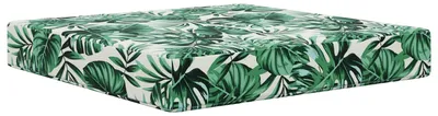 Produktbild von vidaXL Sofakissen für draußen Polyester Blattmuster 60 x 60 cm