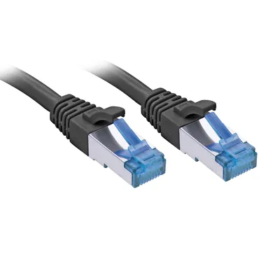 Image de Câble patch LINDY Cat6A S/FTP PIMF TPE noir 1.00m