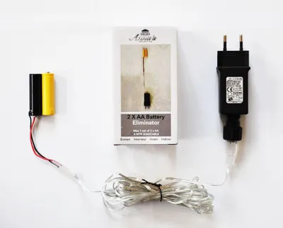 Produktbild von Batterie Adapter 2 AA Mignon Batterien 3,2V Wandler 4m Kabel Netzteil