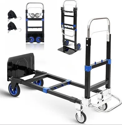 Produktbild von Handwagen 3-in-1 mit 600 kg Tragkraft - faltbar