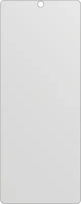 A screen protector for a smartphone.