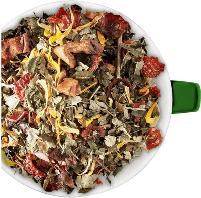 Produktbild von Gute Laune Kräutertee, lose, intensiver Geschmack, lecker erfrischend, 100g