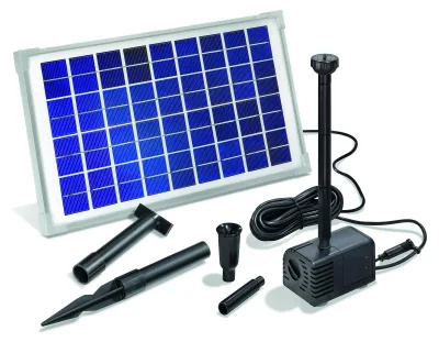 Produktbild von Sommerangebot!! Solar Teichpumpenset Napoli 10W Solarmodul 600l/h Förderleistung Solarpumpe Gartenteich Pumpenset Teich 101773