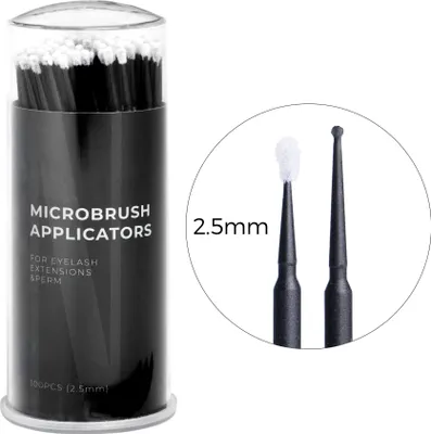Produktbild von Microbürsten für Wimpern 2,5 mm Nanolash 100 Stück