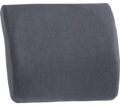 Immagine prodotto di Schienale anatomico in memory foam, dimensioni: 39 cm (larghezza), 34 cm (lunghezza), colore grigio