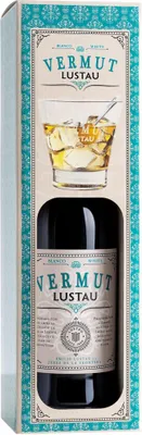 Produktbild von Lustau Vermut White + Glas Geschenkpackung | 15 % vol | 0,7 l