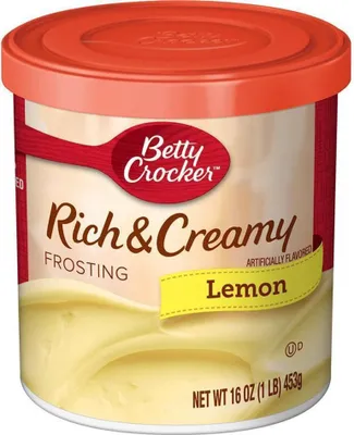 Immagine prodotto di Betty Crocker Glassa ricca e cremosa al limone 453g