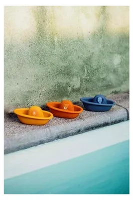 Produktbild von Stapelbare Silikonboote - farbenfrohes Badespielzeug für Kleinkinder