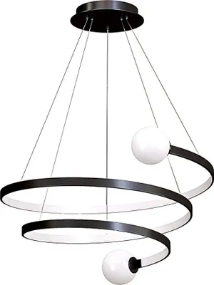 Immagine prodotto di Lampadario A Sospensione Toolight Lhj029-Cp Black Black