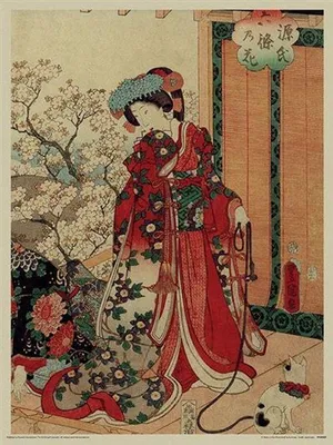 Produktbild von Kunisada – Geschichte des Prinzen Genji – Prinzessin – Kunstdruck – 30x40 cm – Poster