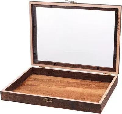 Productafbeelding van Houten Presentatiekoffer voor Verzamelobjecten en Spelden
