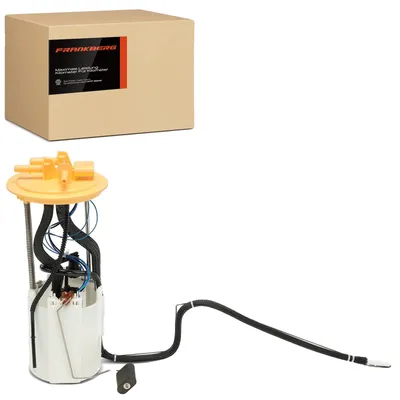 Imagen del producto de Bomba de gasolina, con un ancho de 135,5 mm, una altura de 290 mm, un voltaje de 12 V, una tasa de flujo de 120 L/H y 4 conectores