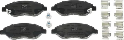 Obrázok produktu pre MS 13046038412N-SET-MS Brzdové doštičky, brzdové čeľuste prednej nápravy pre OPEL CORSA D (S07)
