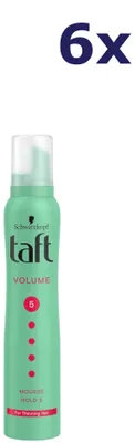 Produktbild von 6x Taft Mousse 200 ml, Volumen, Halt 5
