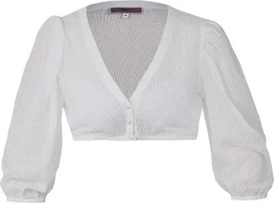 Produktbild von Dirndlbluse Erlabrunn Dreiviertelarm Puffarm ecru 36