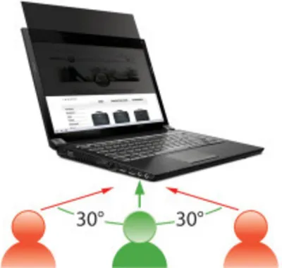 Produktbild von Mobilis 016226, 33,8 cm (13.3"), 16:10, Laptop, Rahmenloser Blickschutzfilter