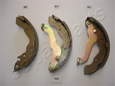 Produktbild von JAPANPARTS Bremsbackensatz Trommelbremse Hinten für HYUNDAI MATRIX (FC) GF-592AF
