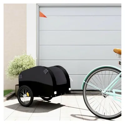 Produktbild von Fahrradanhänger Schwarz 30 kg aus Eisen