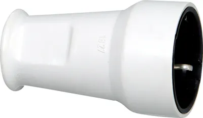 Produktbild von Kopp IP20 Stecker diverse (Winkelstecker) Kupplung, Kabelquerschnitt 3x1,5mm² Schalenkupplung arktisweiß