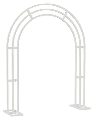 Produktbild von Hochzeitsbogenständer, Metallkonstruktion, vielseitige Verwendung, WEISS, 200x60x260cm