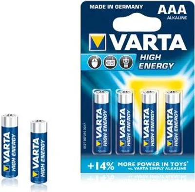 Image de BAT0236 VARTA LR03 HIGH ENERGY Pile alcaline