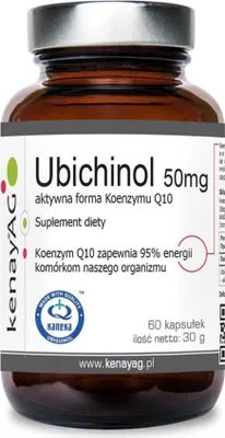Zdjęcie produktu dla Kenay Ubichinol koenzym q10 50 mg (60 kaps.) BI3034