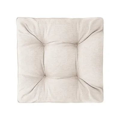 Produktbild von Best Wool Sitzkissen 60x60 cm für Rattan Gartenmöbel – Outdoor Loungekissen aus 100% Polypropylen formstabil wetterfest und weich Beige