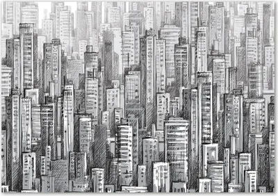 Produktbild von Tulup® Glas-Bild - 100 x 70 - Wandbild aus Glas - Wandkunst - Wandbild hinter gehärtetem Sicherheitsglas - Sehenswürdigkeiten & Architektur - Wolkenkratzer - Grau