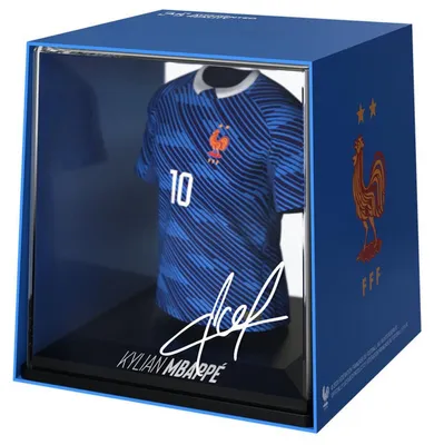 Produktbild von Weltmeisterschaft Frankreich Kylian Mbappe Mini-T-Shirt-Figur