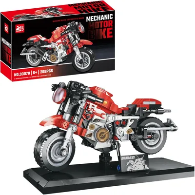 Obrázok produktu pre Konštrukčná súprava motocykla, 268 prvkov - Trifox