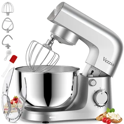 Obrázek produktu pro Mixér, objem 4,5 litru, výkon 1500 W, 10 rychlostí, kuchyňský robot vhodný pro pečení