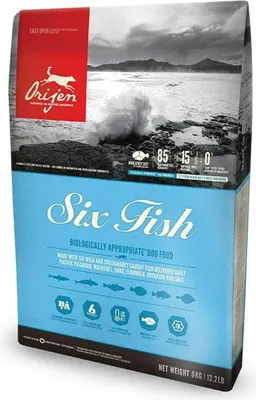 Obrázok produktu pre Orijen Six Fish, Dospelý, Ryba, 6 kg