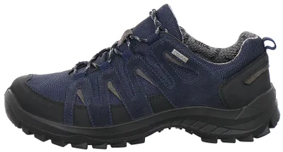 Produktbild von Jomos Herren Echtleder Outdoor Schnürhalbschuh schwarz/blau, Herren:50 EU