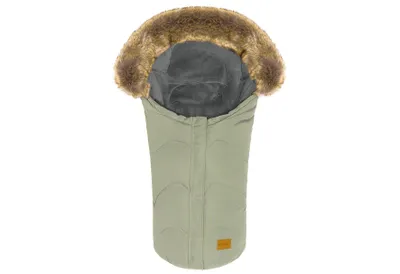 Produktbild von Fillikid Fleece-Fußsack mit Fellkragen Lhotse für