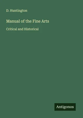 Produktbild von Manual of the Fine Arts