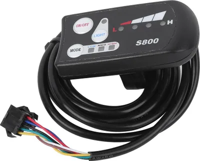 Zdjęcie produktu dla Miernik z wyświetlaczem LED do rowerów elektrycznych Drfeify, modyfikacja roweru elektrycznego, wyświetlacz LED, przyrząd LED, wyświetlacz S800 do (48V