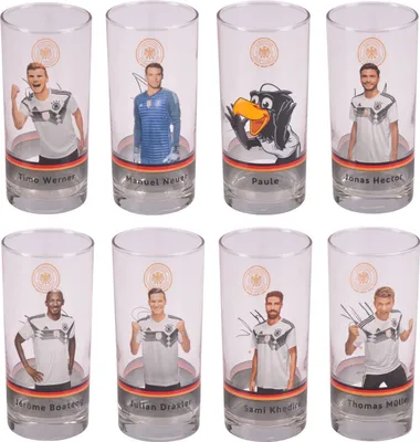 Produktbild von Original DFB Sammelglas 2018 Fußball Deutschland Trinkglas Bierglas Saftglas