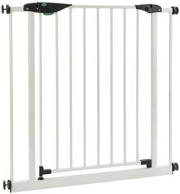 Produktbild von BOMI® Türschutzgitter Ohne Bohren 63-251 cm | 90° Feststellfunktion | Schließt automatisch | Kinderschutzgitter zum Klemmen