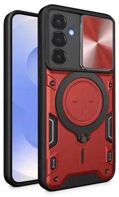 Zdjęcie produktu dla Etui Techsuit CamGuard Pro do Samsung Galaxy S25 – czerwone (Red)