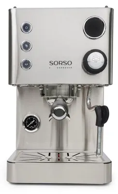 Produktbild von SORSO Espresso Siebträgermaschine – Edelstahl