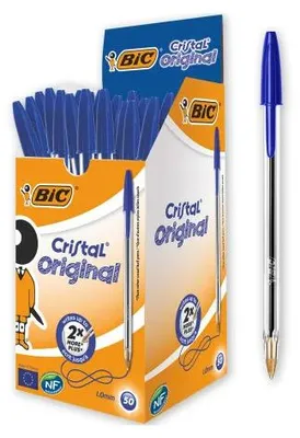 Image de Bic 302535 Stylo à bille BIC Cristal Glacé, assortiment bleu et rose