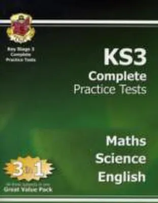 Obrázek produktu pro KS3 Complete Practice Tests - Maths, Science & English