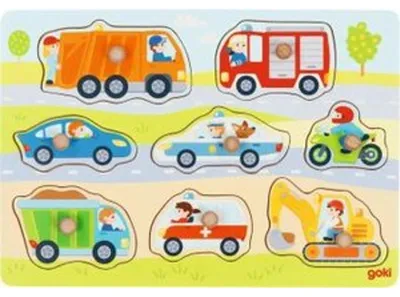 Produktbild von Steckpuzzle Fahrzeuge