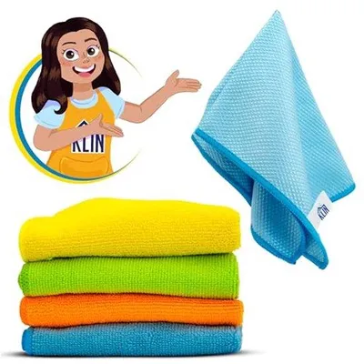 Produktbild von Famanu Mikrofasertücher Set - Weich, Absorbierend und Nicht-Kratzend - 13 Stück für Küche, Bad und Auto